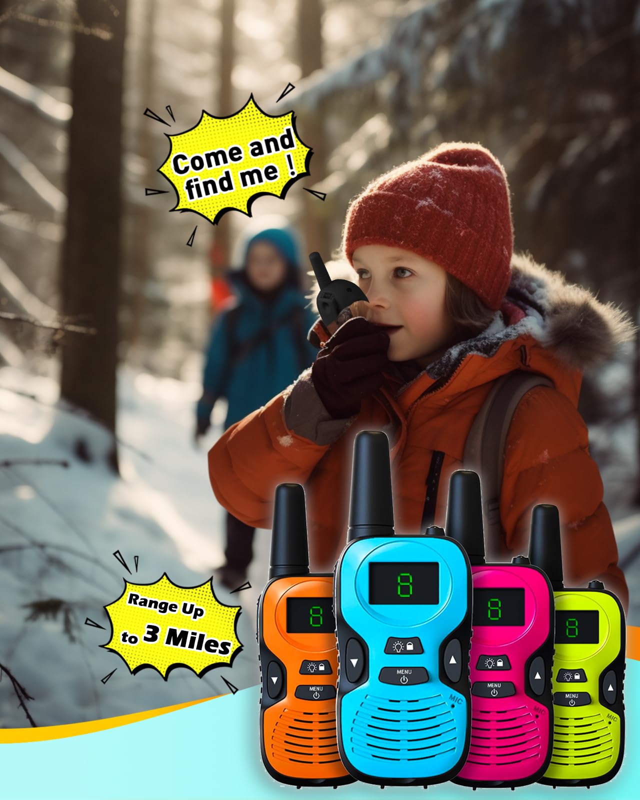 Hetyue walkie talkies safety pairing only with each other