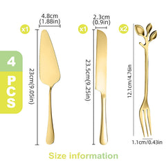 Hexalyao leaf forks accompanying the cake set product image