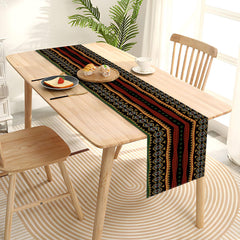 Heyfary 13x72 inch table runner polyester linen like