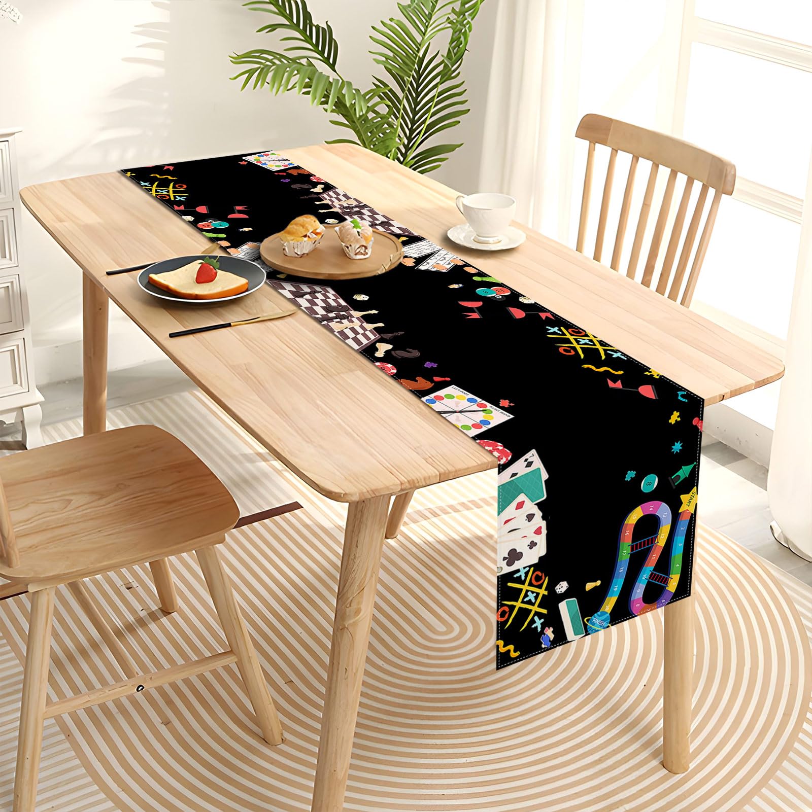 Indoor outdoor dining ready Heyfary table runner