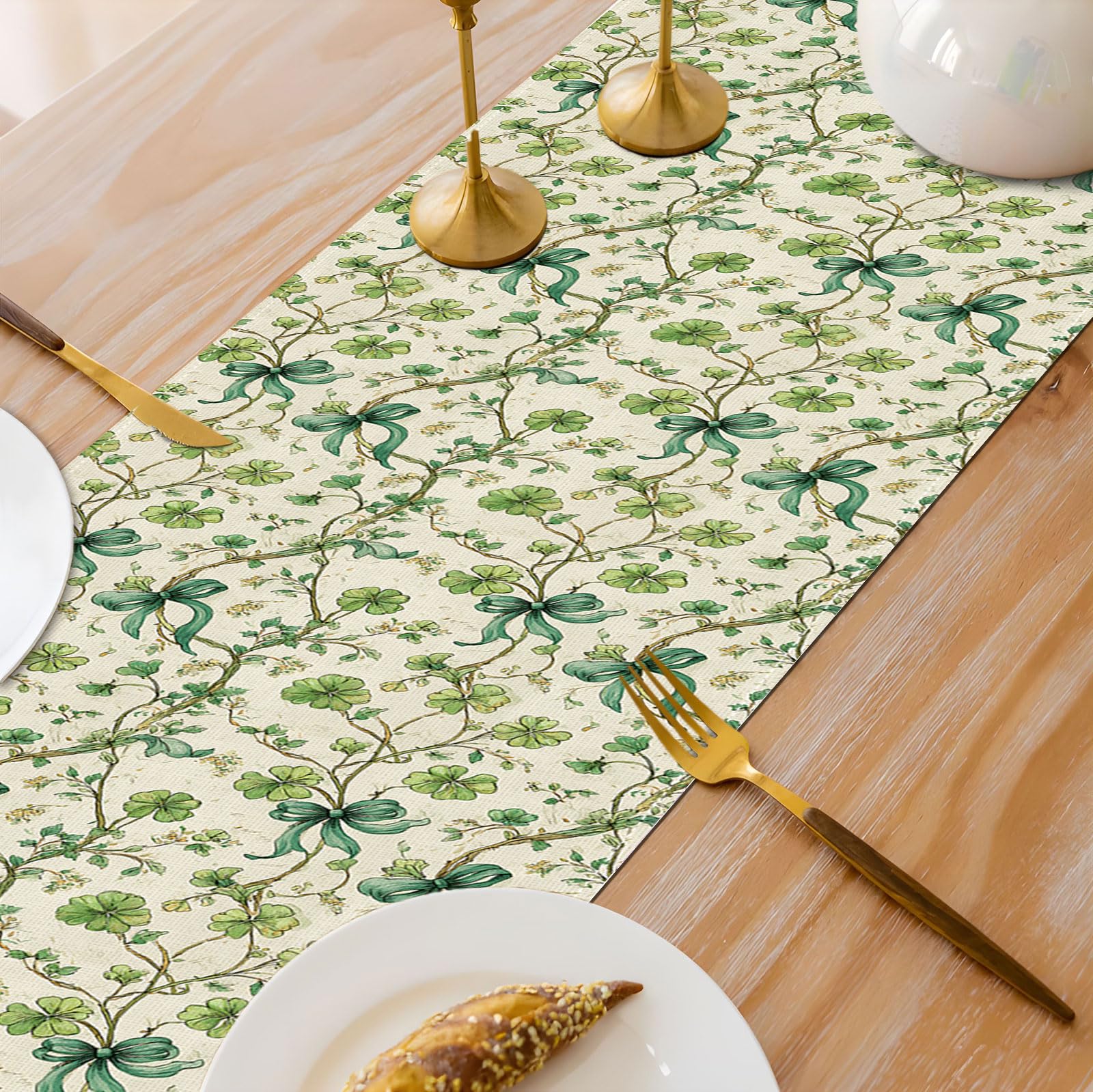 Bright colors festive pattern Heyfary table runner