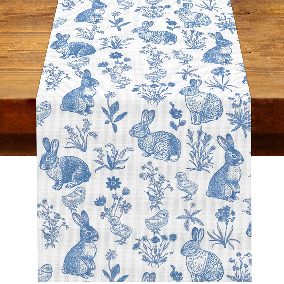 Heyfary Chinoiserie Easter Table Runner 13 x 72 inches