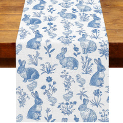 Heyfary Chinoiserie Easter Table Runner 13 x 72 inches