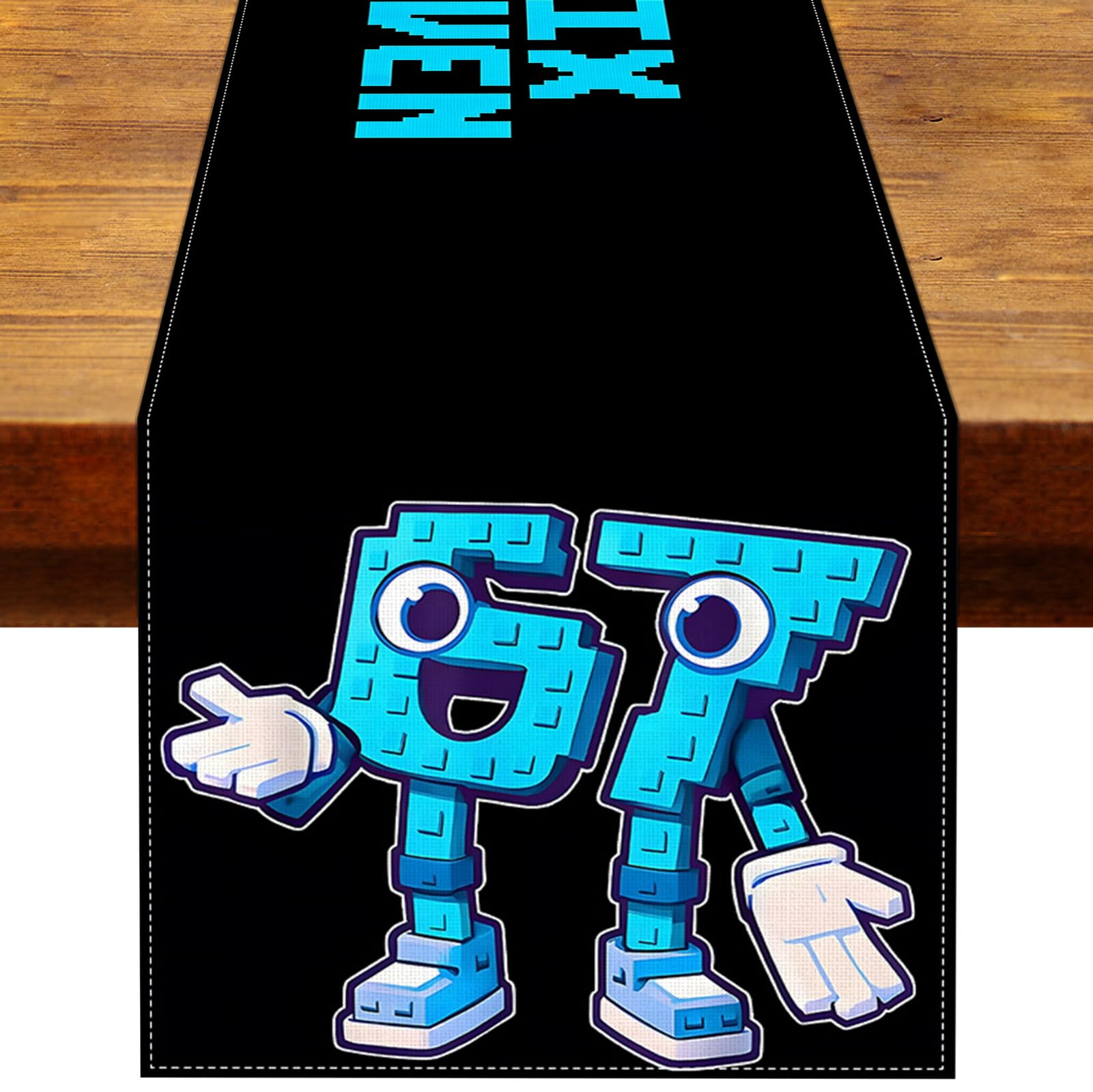 Heyfary Funny 6 7 Meme Table Runner 13x72 inches