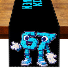 Heyfary Funny 6 7 Meme Table Runner 13x72 inches