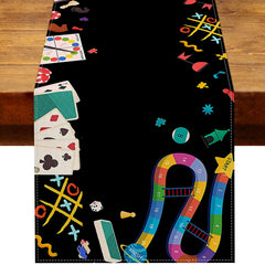 Heyfary game night table runner 13x72 inches seats 4–6