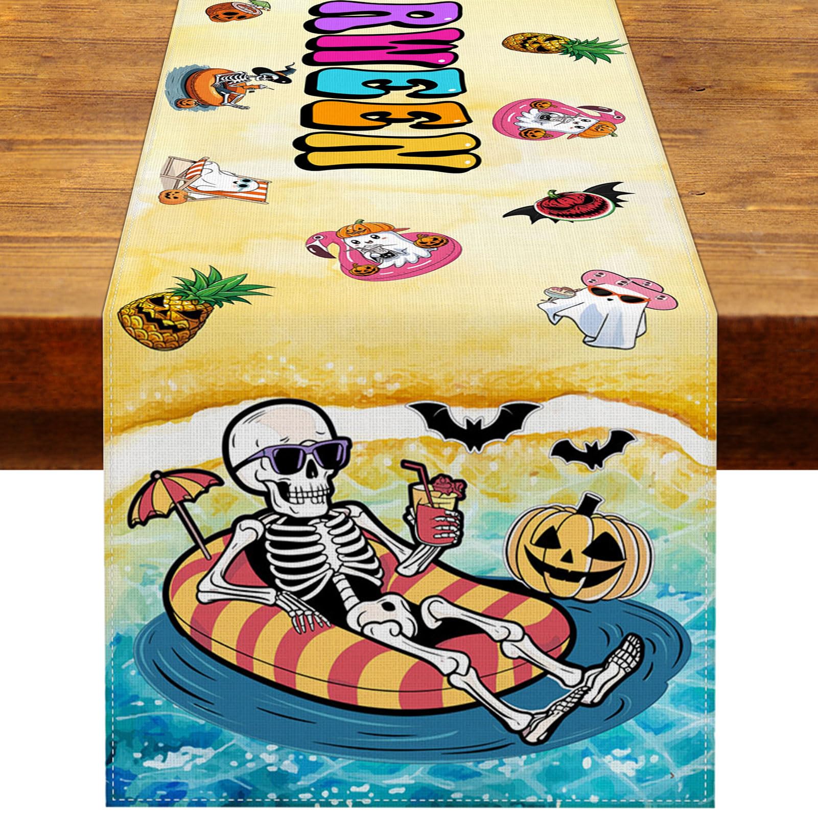 Heyfary Summerween table runner 13 x 72 inches