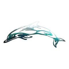 HG Artworks dolphin wall art accent 12x6.5 inch
