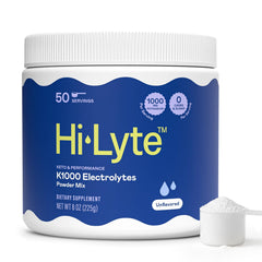 Hi-Lyte K1000 Electrolytes Powder Mix unflavored packaging