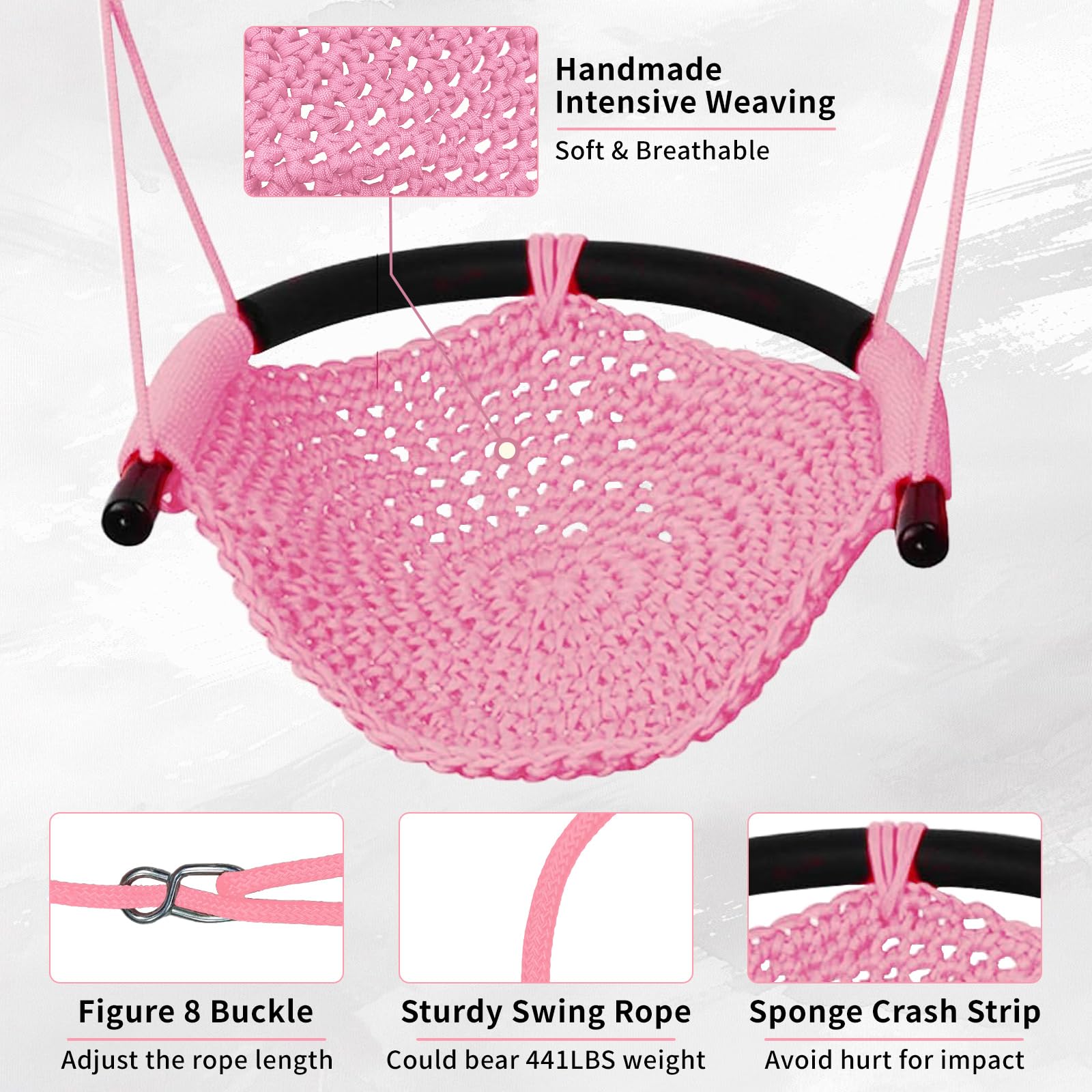 Hi-Na Tree Swing for Kids includes tree swing hanging straps kit