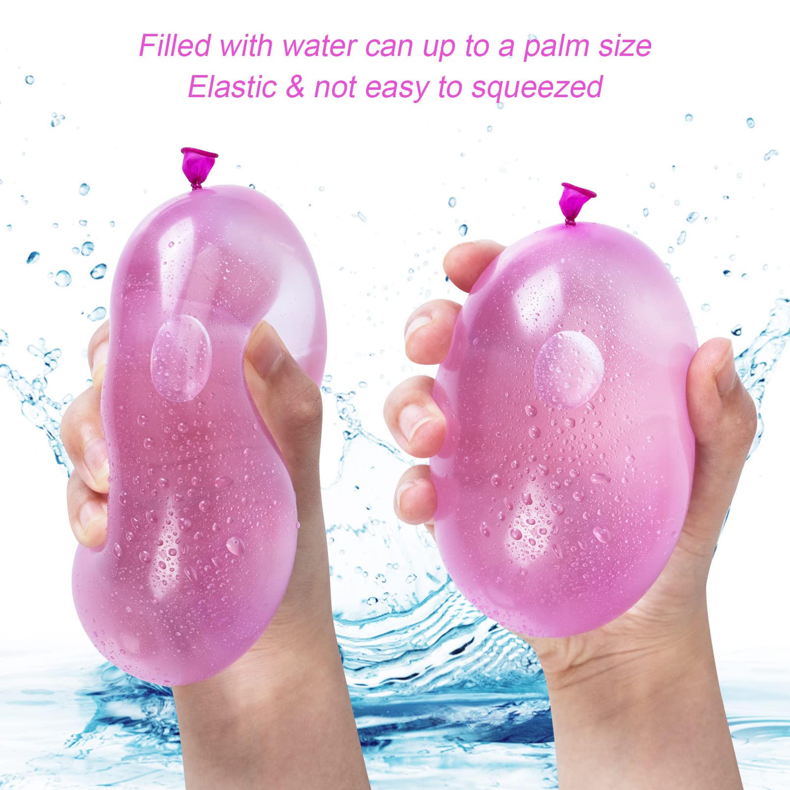 Hibery water balloons with two hose nozzles included