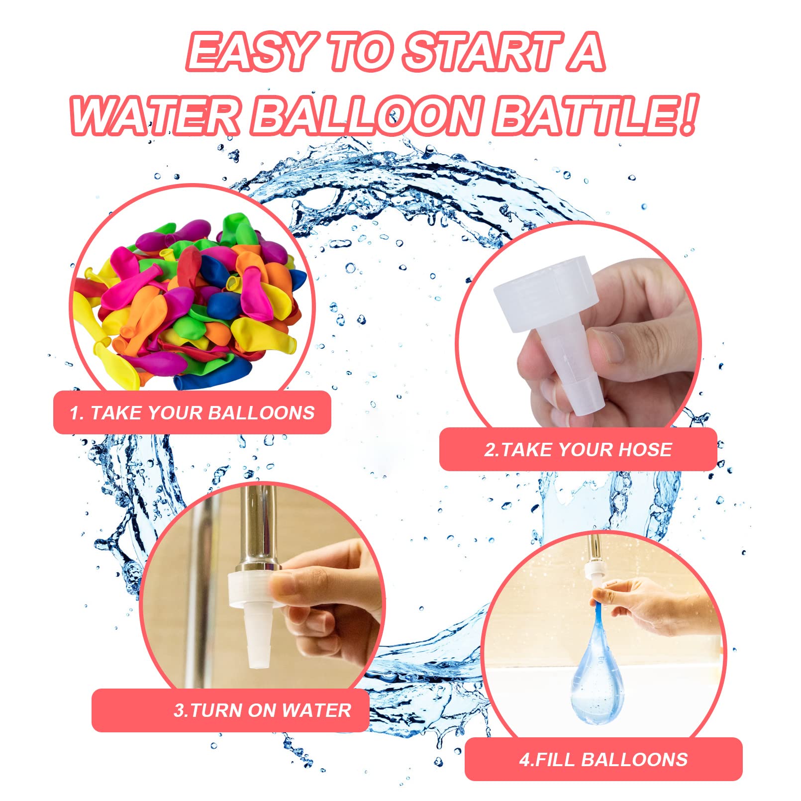 Hibery water balloons for home beach pool use
