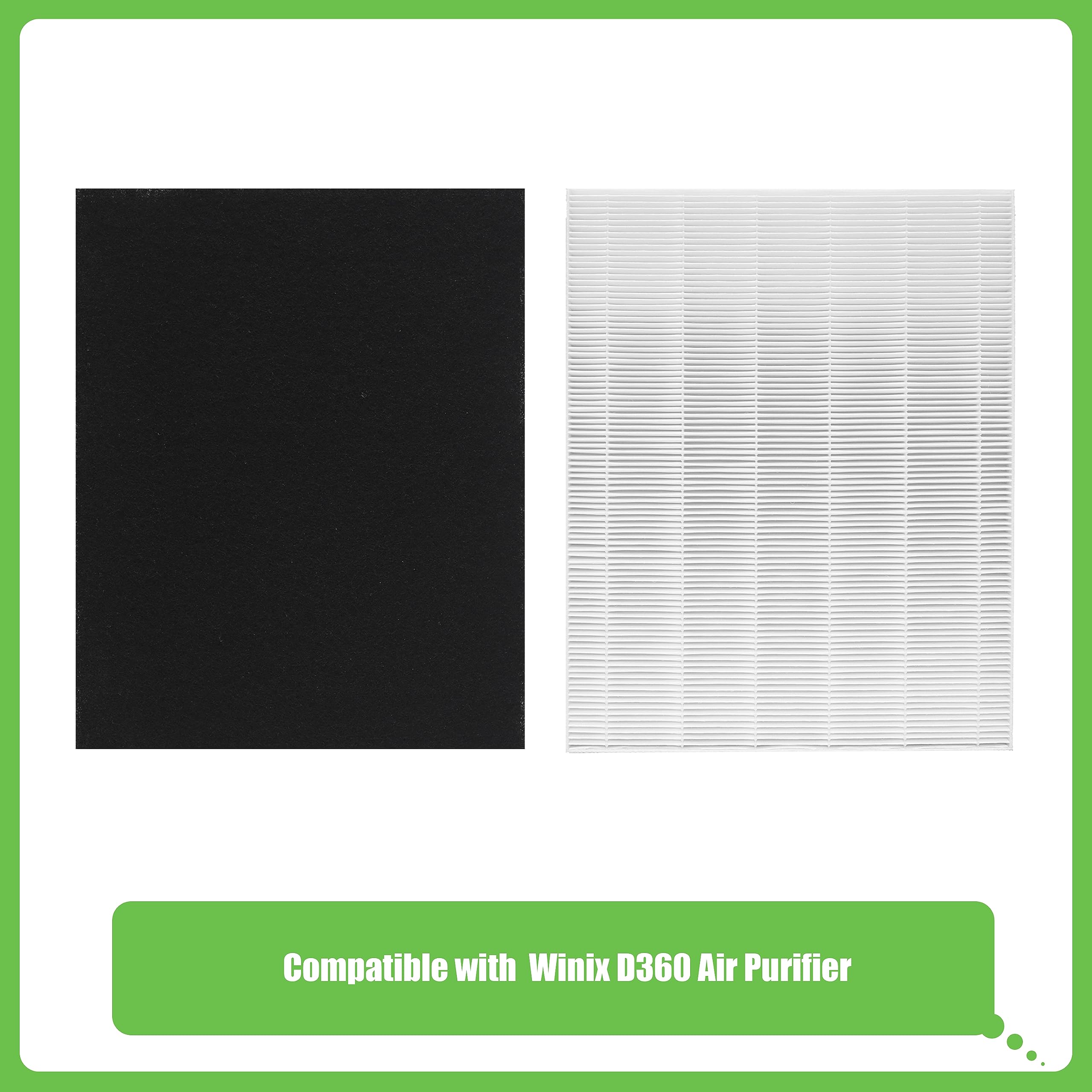 Hichoryer D360 Activated Carbon Filters 8-pack