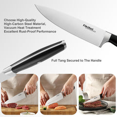 7 inch santoku knife from Fikshot set