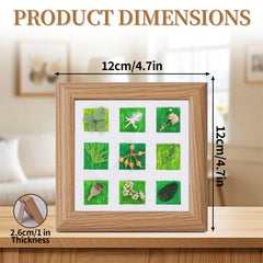 High clarity acrylic front on shadow box frame