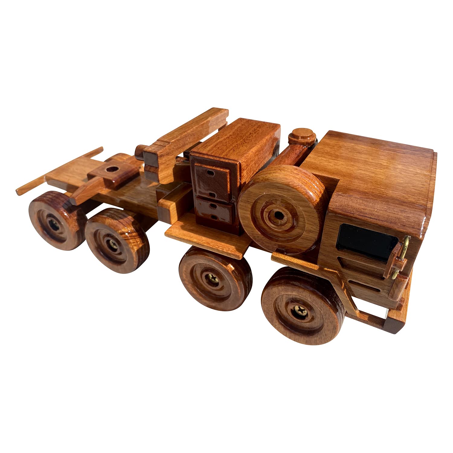 High gloss polyurethane finish on Tesaut desktop model
