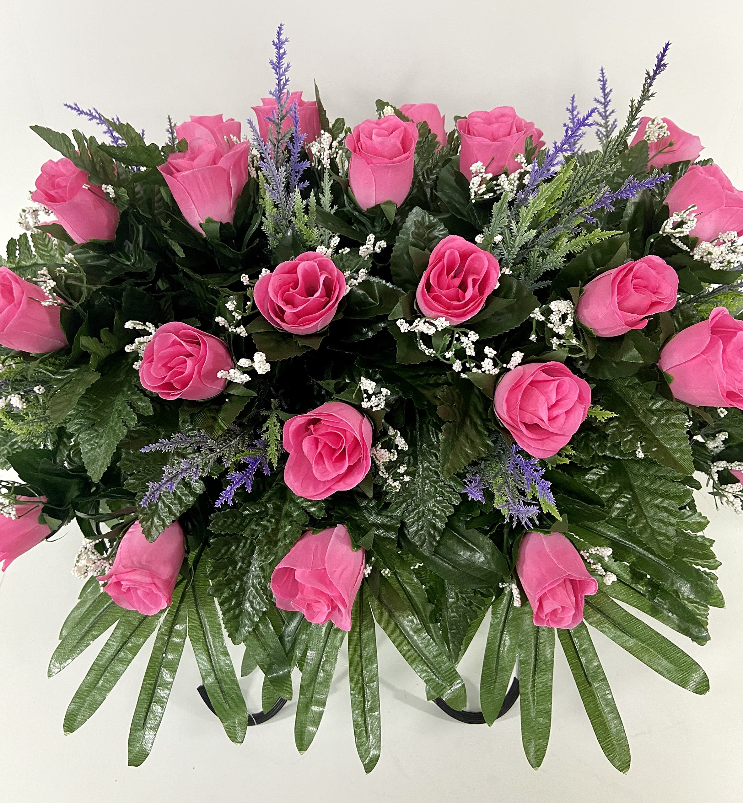 Adjustable legs of saddle securing arrangement to marker