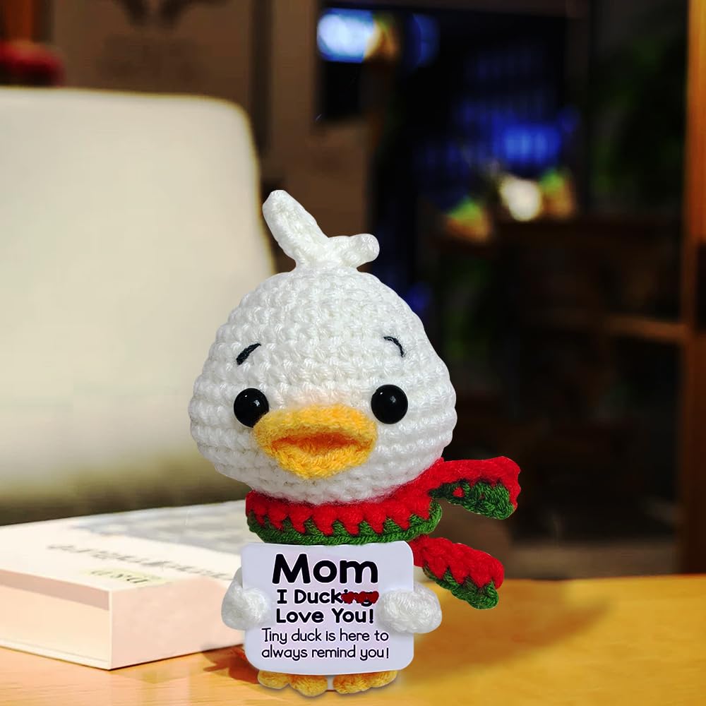 high quality wool yarn crochet duck craftsmanship