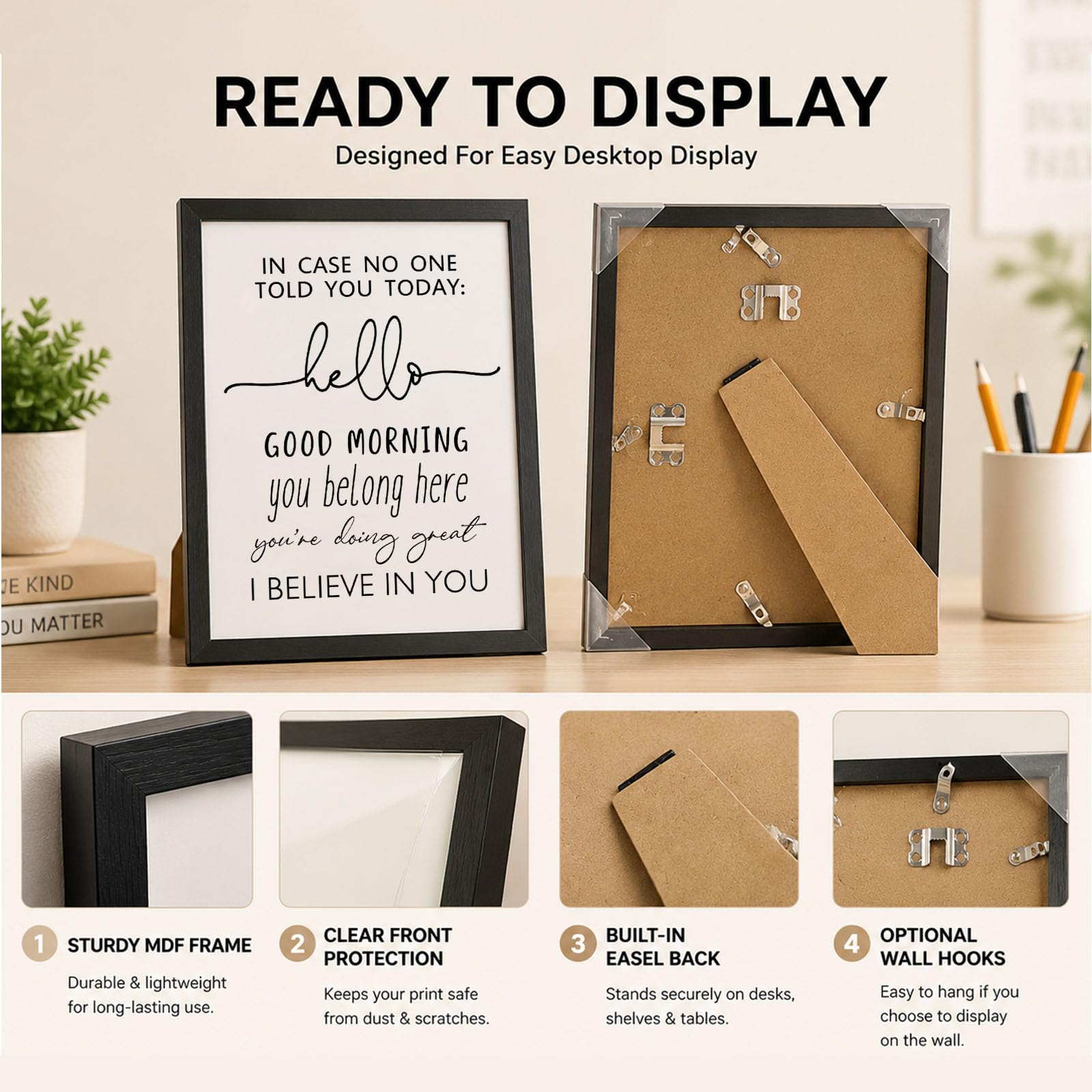 Versatile classroom decor sign for offices and homeschool