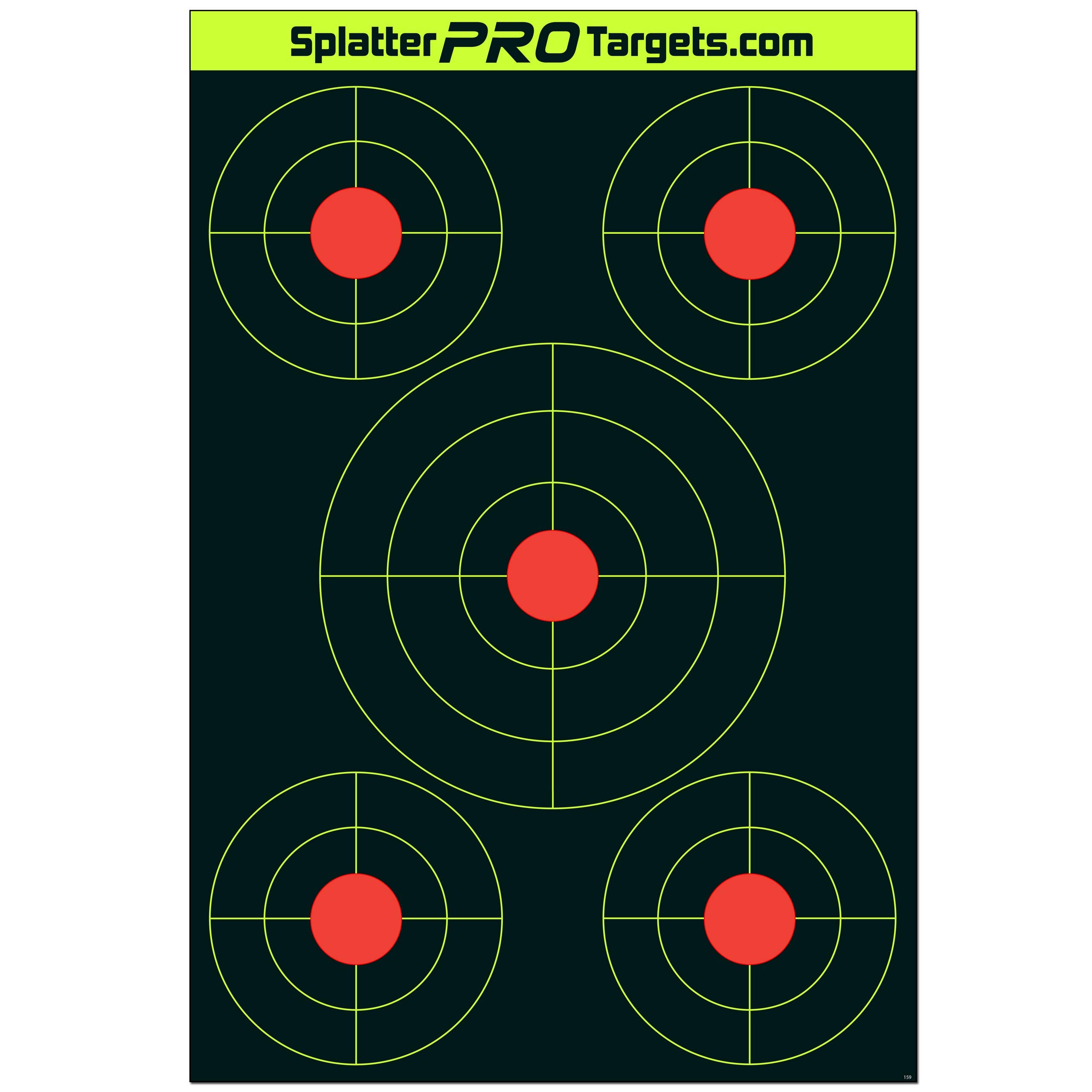 Heavy duty 10 pt board stock targets lay flat