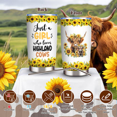 Highland Cow themed makeup bag 9x7 inches