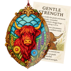 HighlandCow Suncatcher product image