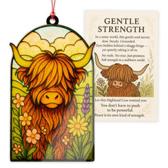 HighlandCow Suncatcher Decor ornament detail