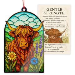 HighlandCow Suncatcher Home Decor ornament product photo