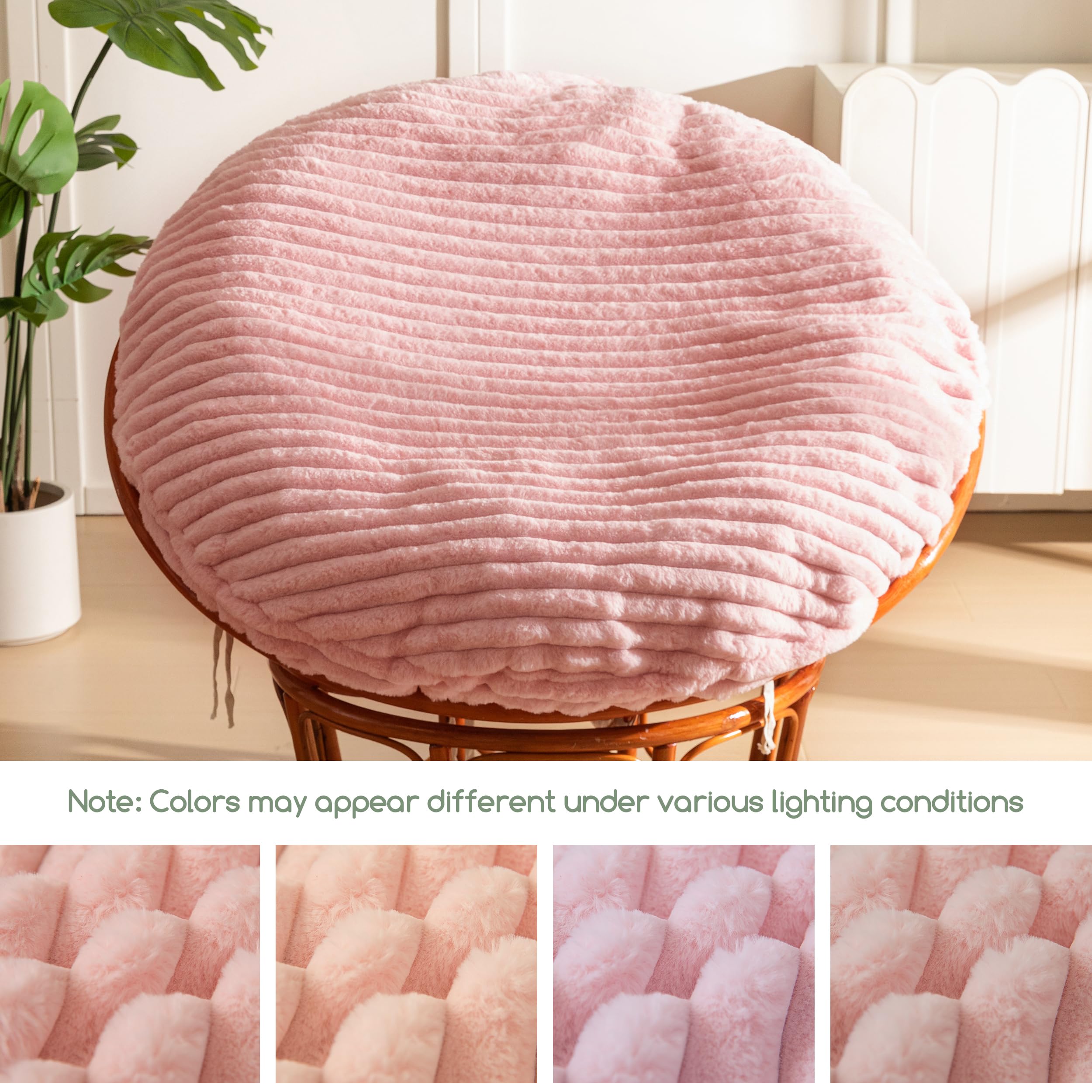Removable cover and inner cushion insert on Papasan cushion