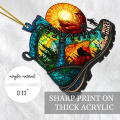 Durable lightweight hiking ornament for holidays