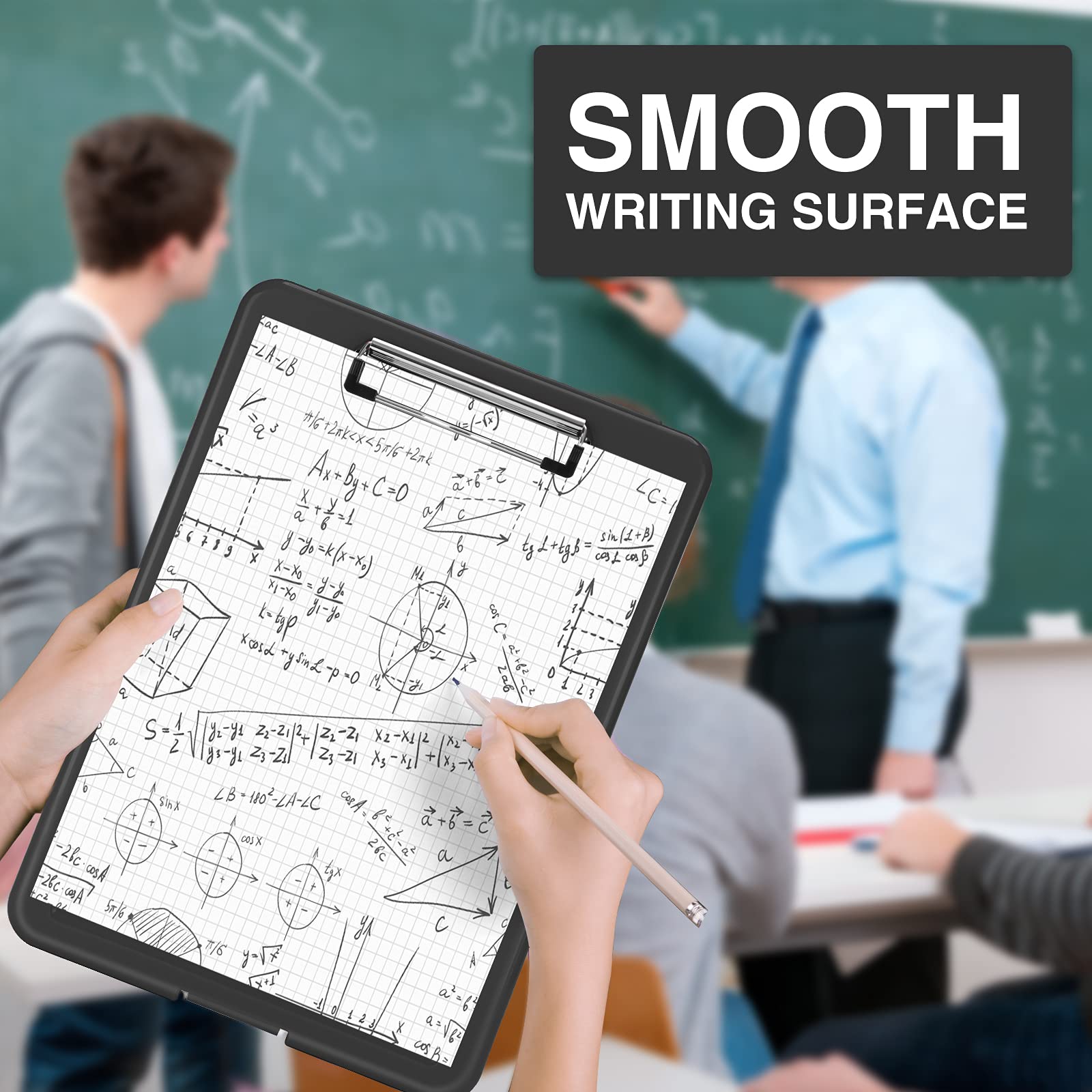 Back hang hole on clipboard for wall mounting