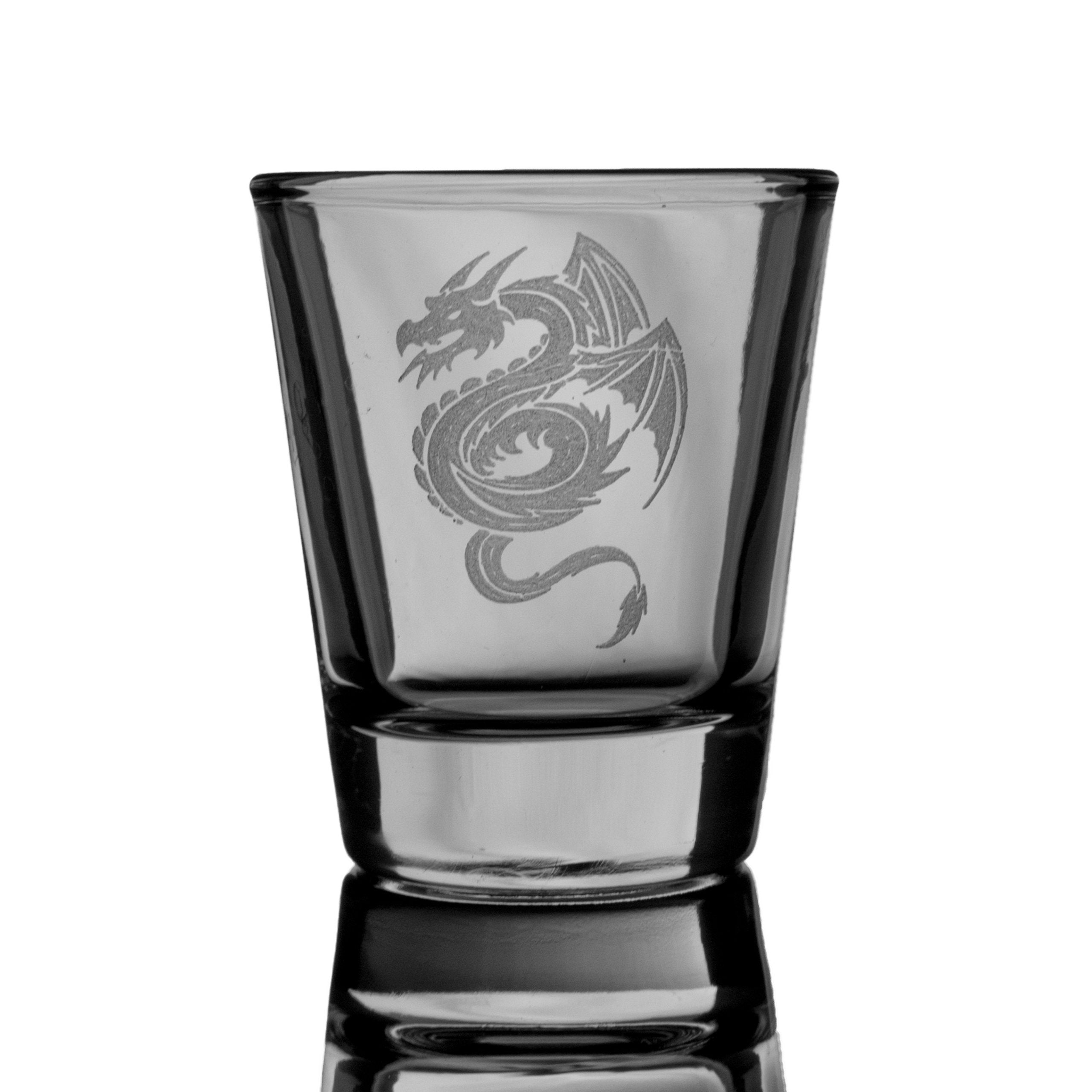 Hip Flask Plus shot glass Flying Dragon 2oz image 9