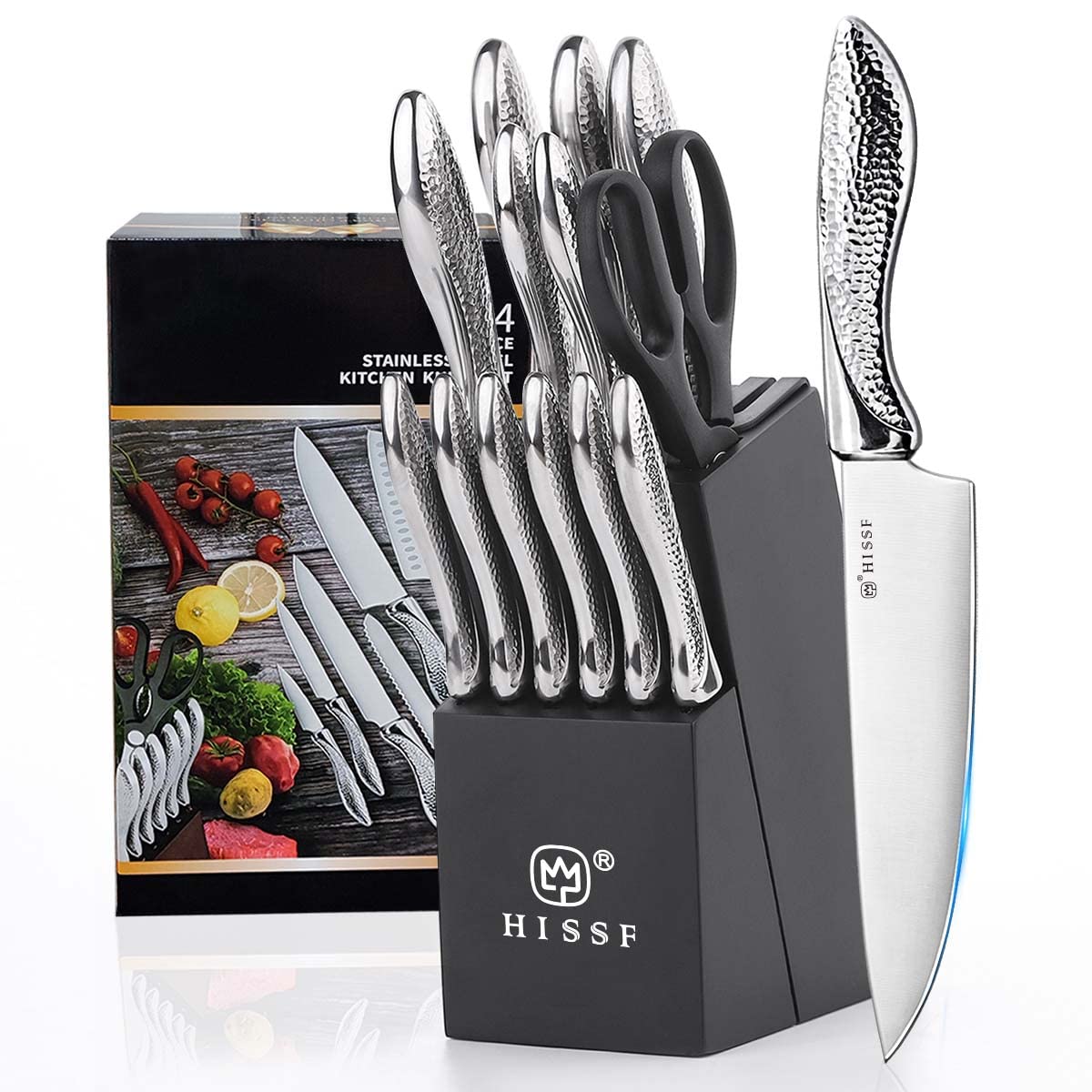 HISSF 8 inch chef knife in set