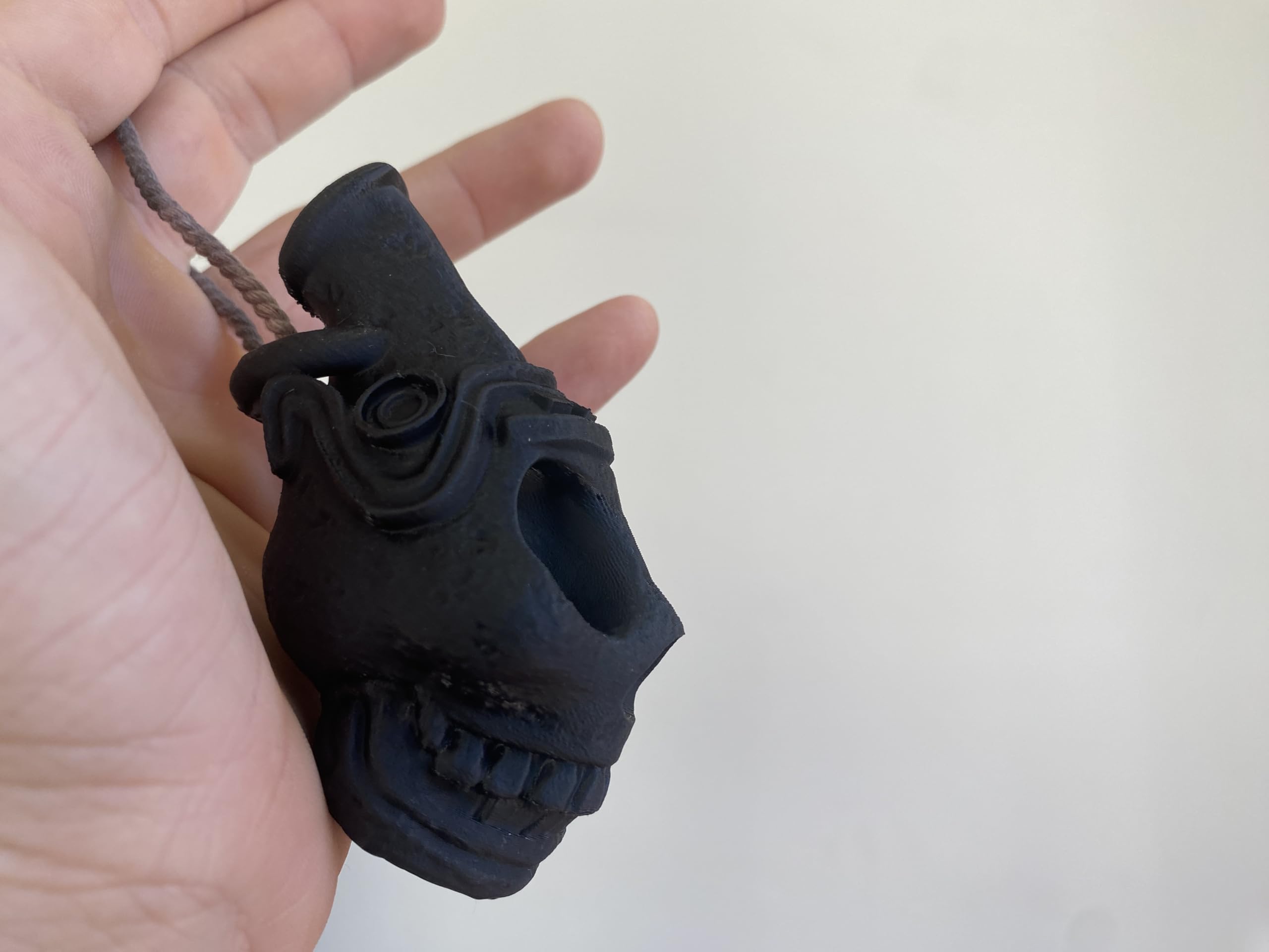 Cultural collectible wind instrument Aztec Death Whistle