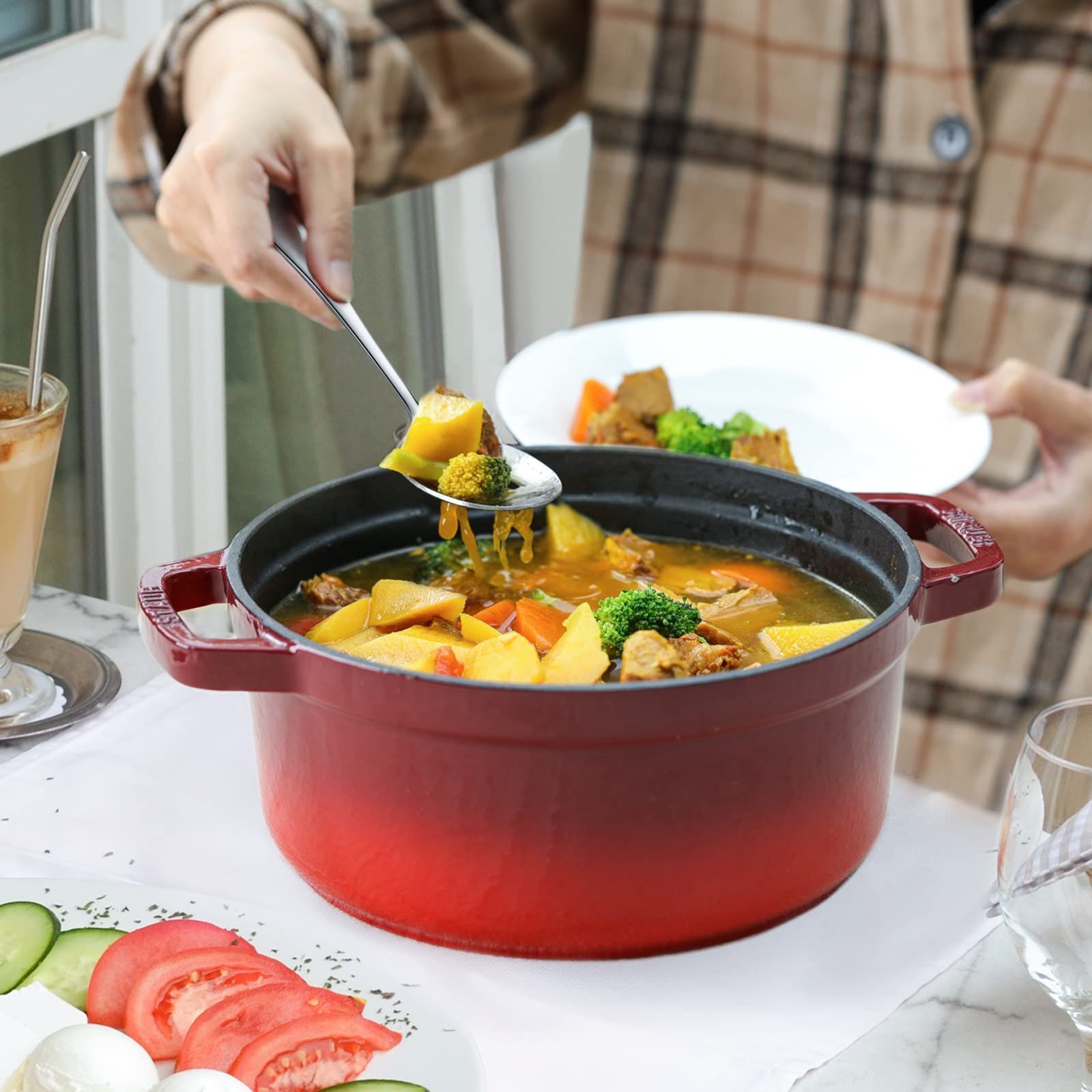 Hiware rust resistant stainless steel utensils for long-lasting use
