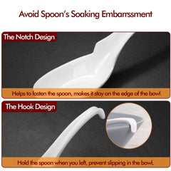 Hiware Asian soup spoon ideal for ramen and won ton