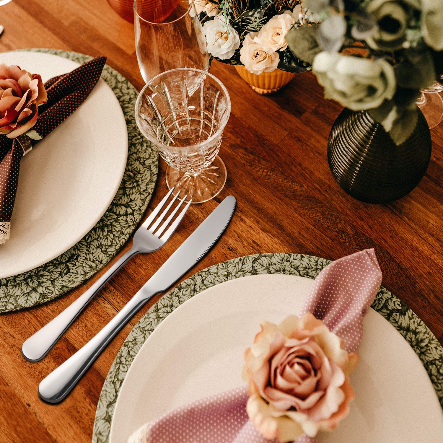 Hiware dinner forks set casual to formal dining