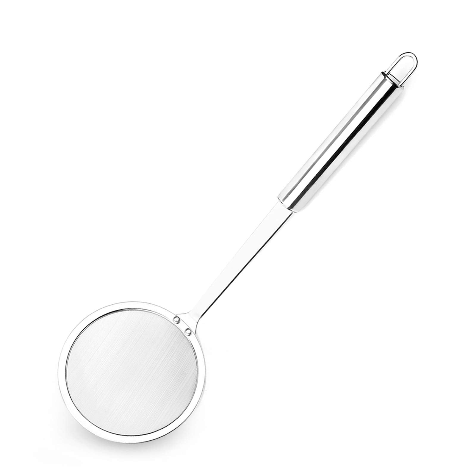 Hiware fat skimmer spoon with 9.5 inch handle and 4 inch bowl