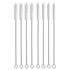 Hiware straw cleaner brush set components for 8 mm and 10 mm brushes
