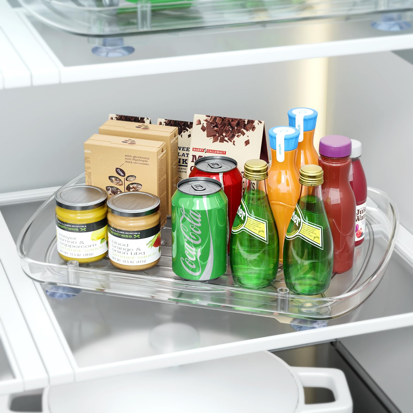1-pack HIYOHIYO lazy susan for kitchen pantry