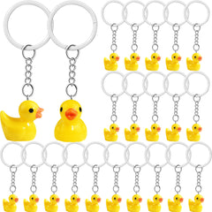 hkacsthi duck keychain yellow 30 pieces