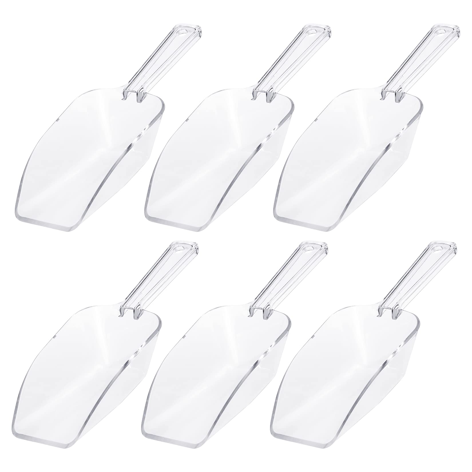 Hmxpls ice scoop clear acrylic 7.5 inch