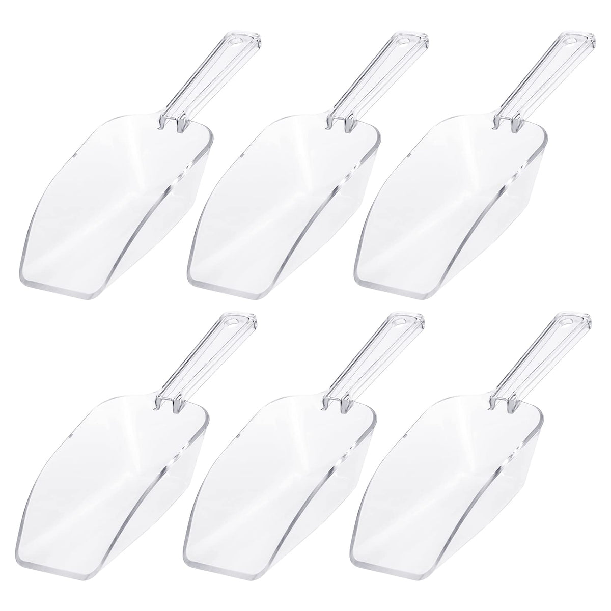 Hmxpls ice scoop clear acrylic 7.5 inch