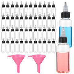 HOFURME 2 oz clear plastic squeeze bottle