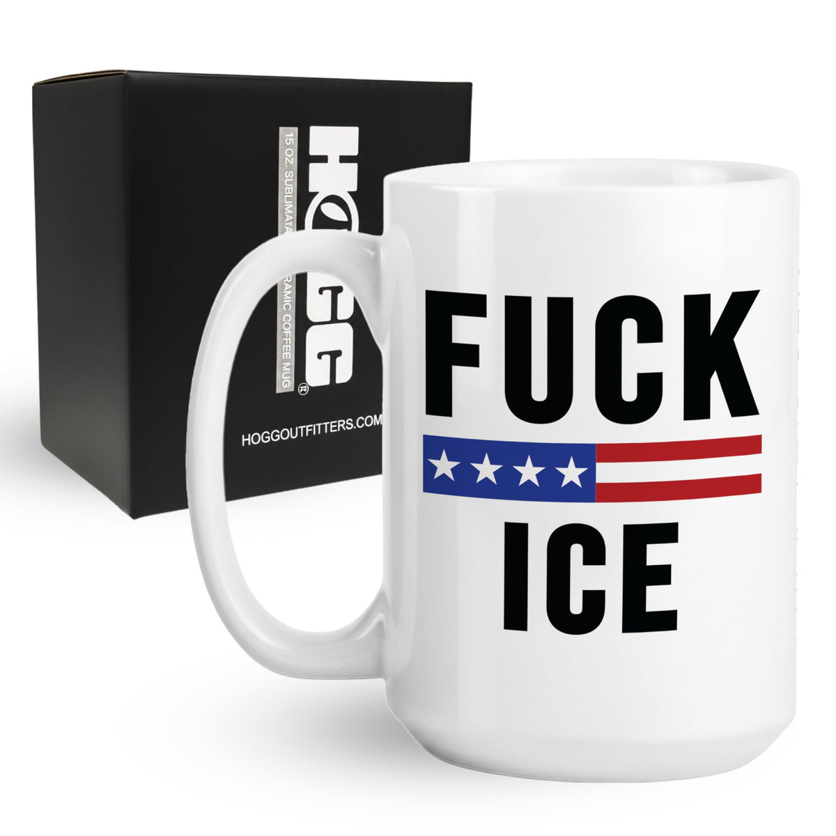 Hogg Fuck ICE Mug 15 oz ceramic coffee mug