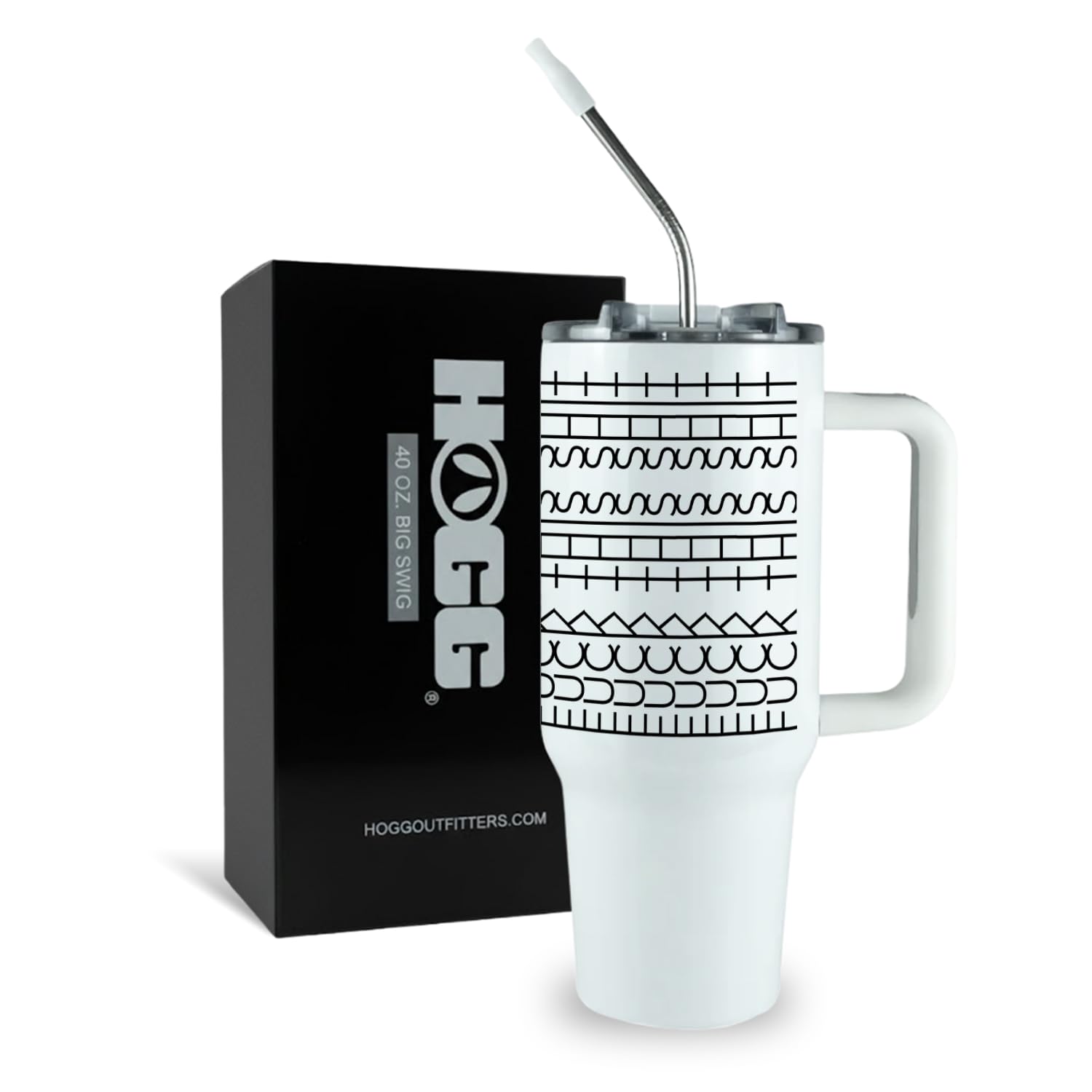 Hogg hidden message tumbler 40 oz capacity