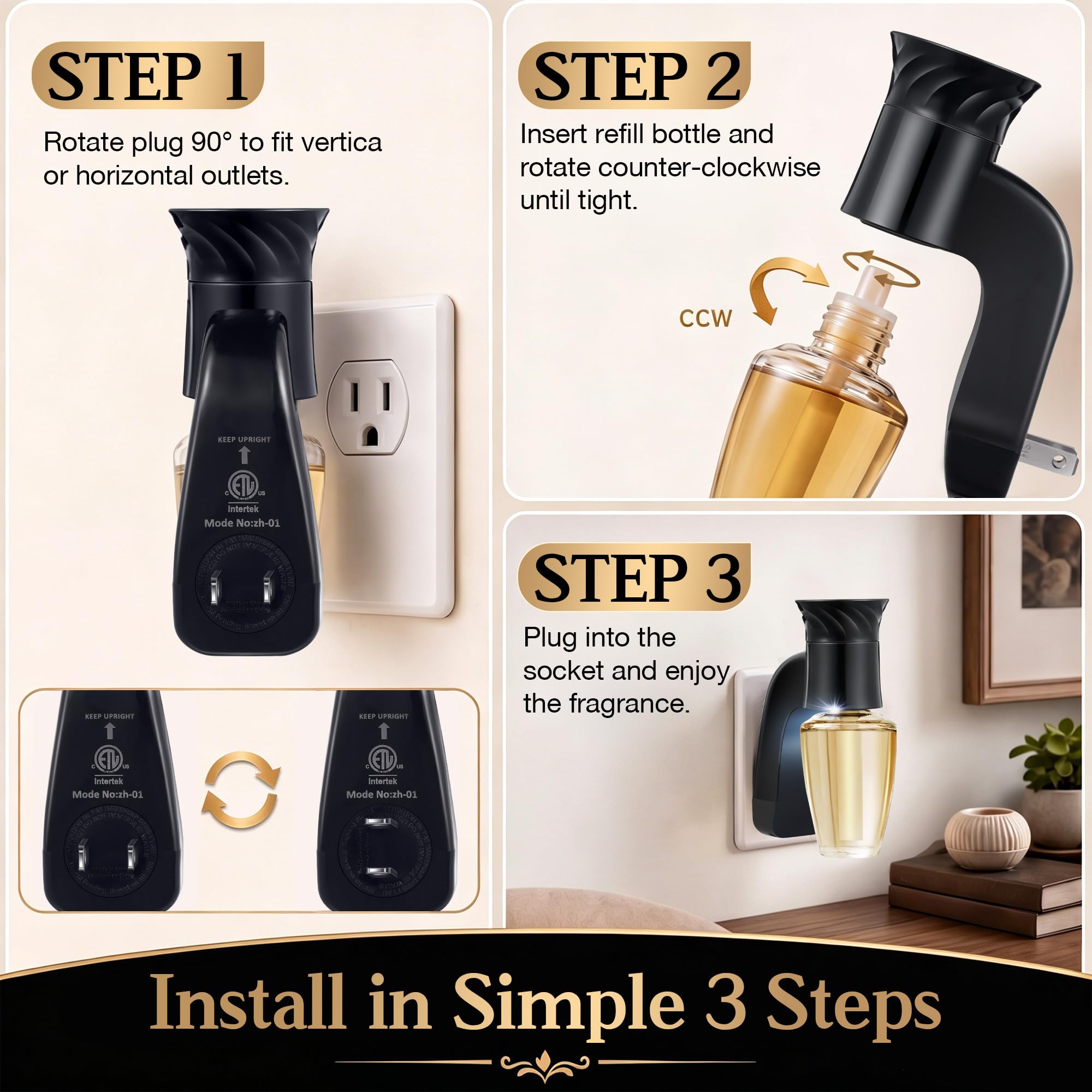 Bath & Body Works refill compatible plug base Hohean