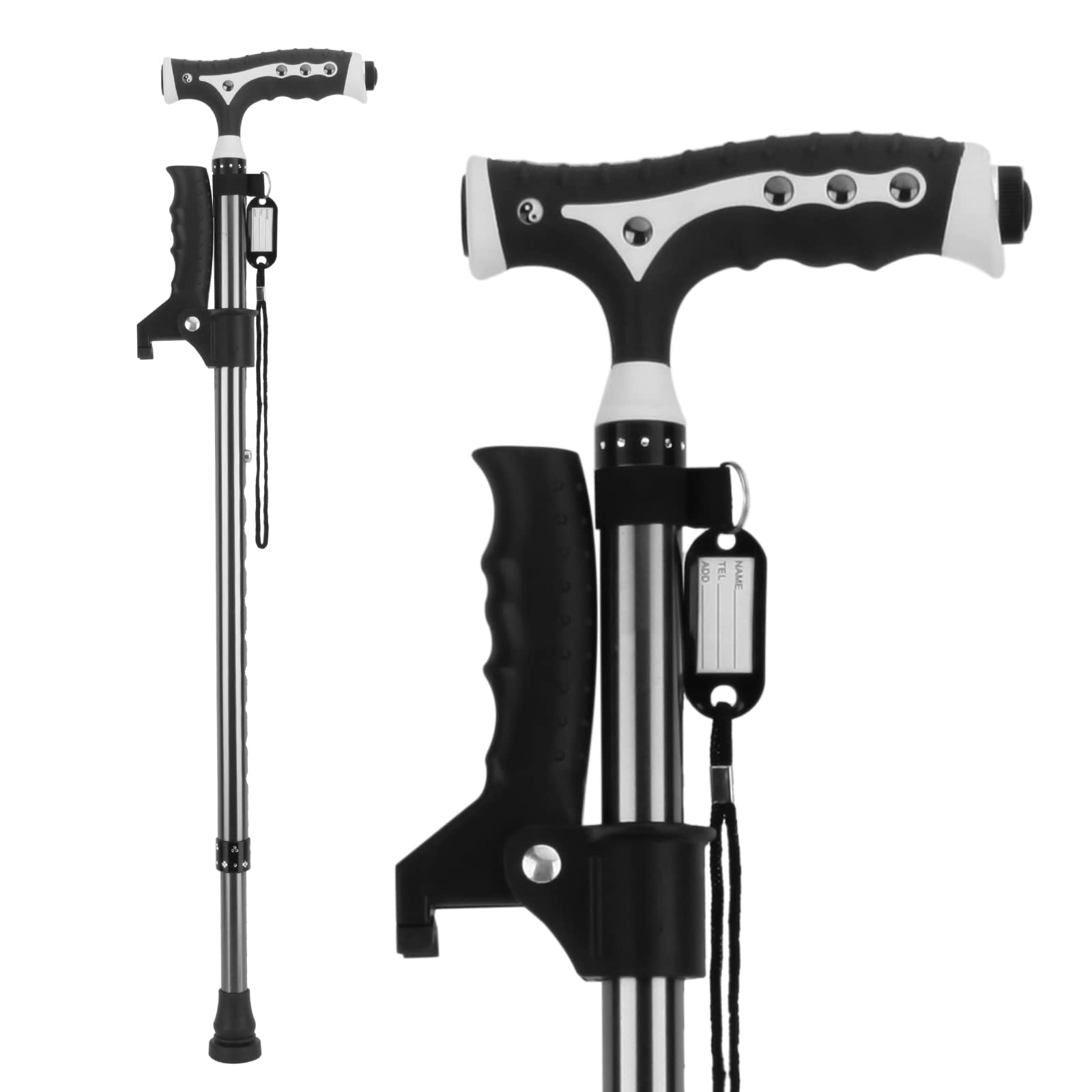 Hold 440 Lbs Walking Cane front view