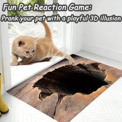 rug stimulates pet curiosity and interaction