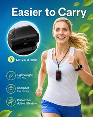 Included lanyard for HOLFENRY fingertip oximeter